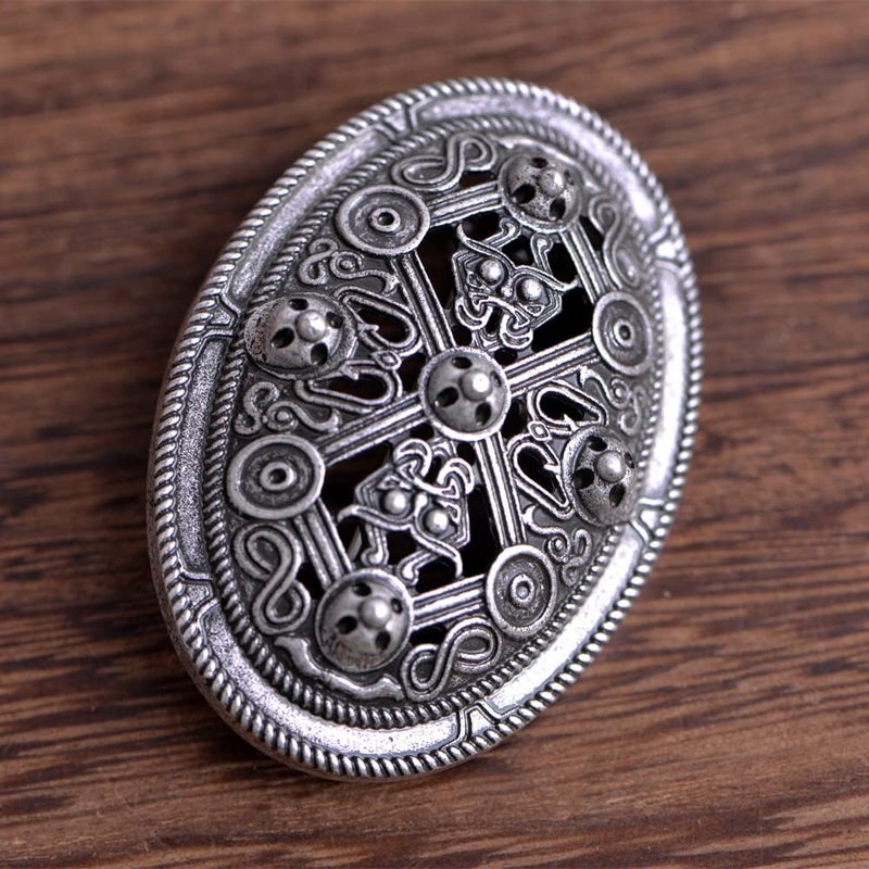 LANGHONG Norse Viking Brooch For Men Turtle Brooch Talisman Jewelry, Gift For Men - Image 5